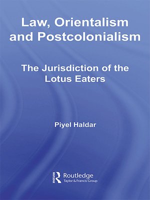 cover image of Law, Orientalism and Postcolonialism